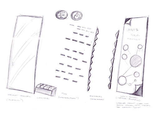 Detail of Plinko Sketch