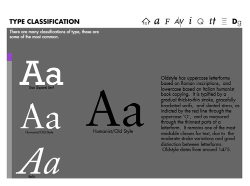 Type classification